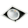 Netlighting 18W LED įleidžiamas šviestuvas VERTICO SINGLE, baltos/juodos sp., 4000K