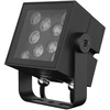 18W LED lauko šviestuvas - prožektorius FLOODLIGHT SQUARE, juodas, 3000K, 10°, IP66