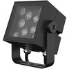 18W LED lauko šviestuvas - prožektorius FLOODLIGHT SQUARE, juodas, 3000K, 10°, IP66