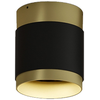 18W LED lubinis šviestuvas LUX, aukso/juodos sp., 3000K, P3989100ON