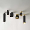 18W LED lubinis šviestuvas LUX, juodos/aukso sp., 4000K, P3989110ON