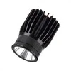 V-tac 18W LED modulis/įleidžiamas šviestuvas, juodas, 3000K