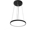 Italux 18W LED pakabinamas šviestuvas ALATA, juodas, 2800/4000/6000K