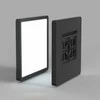 Lubinis šviestuvas Italux 18W LED paviršinė panelė BASTIA, juoda, 2800/4000/6000K