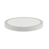 18W LED paviršinė panelė HOROZ, apvali, su maitinimo šaltiniu (3000K) šiltai balta
