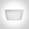 Lubinis šviestuvas 18W LED plafonas, baltas, 3000K, 62018AF/W/W