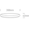 Bikuvalt 18W LED plafonas, baltas, 3000K, 67368/W/W