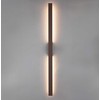 18W LED sieninis fasado šviestuvas TOSCANA, rudas, 3000K, IP65, 4336001