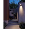 Sieninis šviestuvas 18W LED sieninis lauko šviestuvas ALAN, tamsiai pilkas, 2200/3000/4000K, IP65