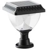 1,8W LED sodo šviestuvas, juodas, 3000-6000K, IP54, su saulės baterija, dimeriuojamas, valdomas nuotoliu