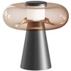 18W LED stalo šviestuvas, juodos/rudos sp., 3000K, dimeriuojamas, 25276
