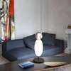 Ideal Lux 18W LED stalo šviestuvas LUMIERE, baltos/juodos sp., 3000K, 314204