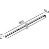 18W LED šviestuvas LINEA 900 į magnetinę sistemą MINI_LINE 42, juodas, 3000K, dimeriuojamas