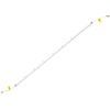 18W LED šviestuvas, montuojamas į NOVO bėgelį, baltas, 48V, 3000K, IP65, 02/1202-2