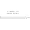18W/m lanksti COB LED juosta, 24V, IP20, 840LEDs/m, 3000K/RGB, 7846/RGBW