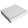 18W paviršinė panelė, balta, 3000K, 190x190mm, IP44