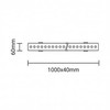18W LED sieninis šviestuvas WALL WASHER, juodas, 6000K, IP65