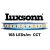 19,2W/m LED juosta LUXSONN, DC24, 168 LED/m, 2700-6500K, 5m ritė