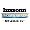 19,2W/m LED juosta LUXSONN, DC24, 168 LED/m, 2700-6500K, 5m ritė