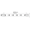 19,2W/m LED juosta LUXSONN, DC24, 60 LED/m, RGB, 5m ritė