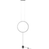 19W LED grindinis/pakabinamas šviestuvas SLICK, matinės juodos sp., 3000K, 01-2197