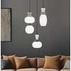 19W LED pakabinamas šviestuvas GEMMA, juodos/pilkos/rudos/baltos sp., 3000K, 4331000