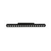 19W LED šviestuvas į magnetines sistemas VIOKEF MAGNETIC, juodas, 3000/4000/6000K, 4244403S