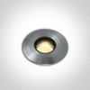 1W/2W LED įleidžiamas į žemę šviestuvas, aliuminio sp., 3000K, 69042M/AL/W