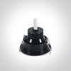 1W/3W LED įleidžiamas pakreipiamas šviestuvas, juodas, 3000K, 11103B/B/W
