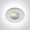 1W/3W LED įleidžiamas šviestuvas, baltas, 4000K, 10103B/W/C