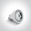 1W LED COB lemputė, GU10, 3000K, 7301CG/W