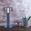 V-tac 1W LED įkraunamas stalinis šviestuvas, mėlynas, 3000K, dimeriuojamas