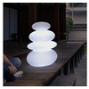 1W LED įkraunamas šviestuvas BALANS, baltas, 6000K/RGB, IP54, su USB jungtimi, dimeriuojamas