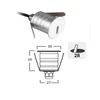 Bikuvalt 1W LED įleidžiamas lauko šviestuvas ROYAL, baltas, 3000K, 4223100