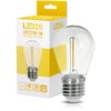 1W LED lemputė ST45, E27, skaidri, 2700K, 220°