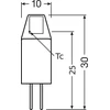 Ledvance 1W LED lemputė VALUE SPECIAL PIN MICRO, G4, skaidri, 2700K, 260°