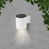 V-tac 1W LED sieninis lauko šviestuvas su saulės baterija, baltas, 3000K, IP54