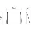 Bikuvalt 1W LED sieninis šviestuvas STEALTH, matinės baltos sp., 3000/4000K, 01-3218