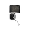 Sieninis šviestuvas Ideal Lux 1W wall lamp with 2 lights HOLIDAY, 3000K, juodas