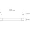 20-100W LED maitinimo šaltinis, 24V, dimeriuojamas, 89100VLT