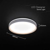 Lubinis šviestuvas 20/40W LED paviršinis šviestuvas, medžio sp., 3000-6500K, dimeriuojamas