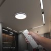 Lubinis šviestuvas 20/40W LED paviršinis šviestuvas, medžio sp., 3000-6500K, dimeriuojamas
