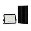 200W LED prožektorius su saulės baterija, juodas, 2000-8000K, dimeriuojamas