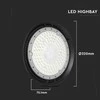 V-tac 200W LED UFO sandėlio šviestuvas, juodas, 4000K