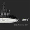 V-tac 200W LED UFO sandėlio šviestuvas, juodas, 3000-5000K