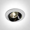 20W LED įleidžiamas pakreipiamas šviestuvas, baltas, 3000K, 11120E/W/W