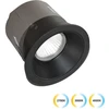 20W LED įleidžiamas šviestuvas ALEA, juodas, 2700/3000/4000K, 3914-012B-3-S-38