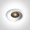 20W LED įleidžiamas šviestuvas, baltas, 3000/3500/4000K, su filtru nuo akinimo, 10120DH/W/V