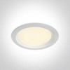 20W LED įleidžiamas šviestuvas, baltas, 3000-4000K-6000K, 10120UV/W/V