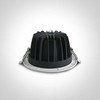 20W LED įleidžiamas šviestuvas, baltas, 4000K, 10120CA/W/C